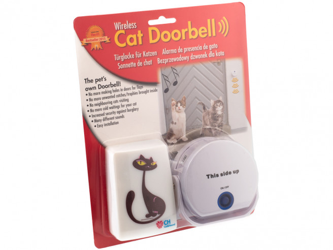 Wireless hot sale cat doorbell